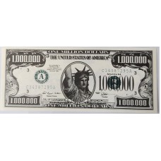 UNITED STATES OF AMERICA 1996 . ONE MILLION 1,000,000 DOLLARS BANKNOTE . NOVELTY